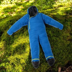 Selk'Bag Lite 6g Wearable Sleeping Bag Blue Evening Adult Size Small Zip Feet